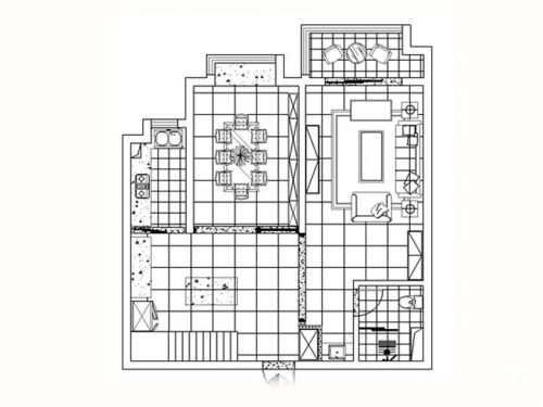 美蘭湖170平復(fù)式現(xiàn)代風(fēng)格小資裝修設(shè)計