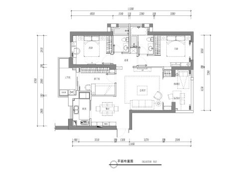 中海九號(hào)公館3室2廳150平米現(xiàn)代風(fēng)格