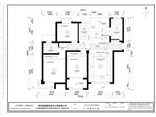 【思雨設(shè)計(jì)&逅屋施工】《白色戀人》揚(yáng)州杉灣東苑115平現(xiàn)代風(fēng)