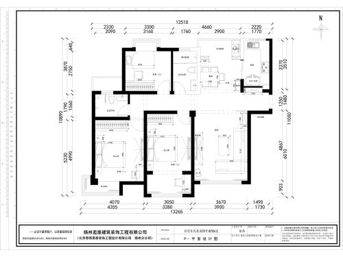 【思雨設(shè)計(jì)&逅屋施工】《白色戀人》揚(yáng)州杉灣東苑115平現(xiàn)代風(fēng)