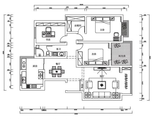 【新中式】162平三室兩廳