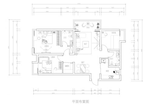 保利里院里126平田園鄉(xiāng)村風(fēng)格