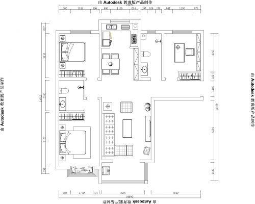 【樂豪斯裝飾】天河悅城129㎡三居室中式裝修效果圖