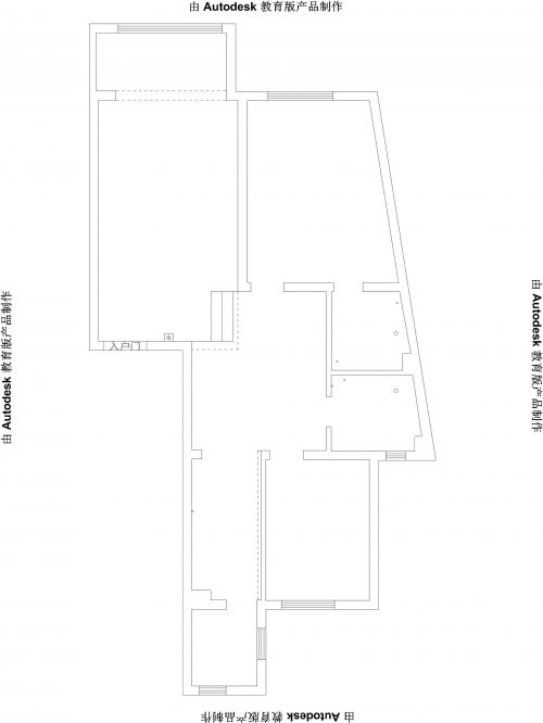 寶宇天邑瀾灣2#1單元1號戶型圖124平兩居室裝修方案