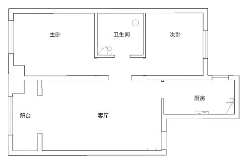 哈爾濱實創(chuàng)裝飾6.2萬裝修華潤凱旋門80平現代簡約兩居溫馨港