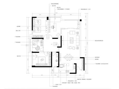 碧云公館LOFT150美式--淡雅復(fù)式家居