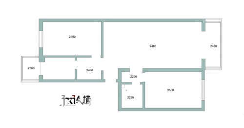 北京天通苑110㎡兩居美式田園繁花寄語