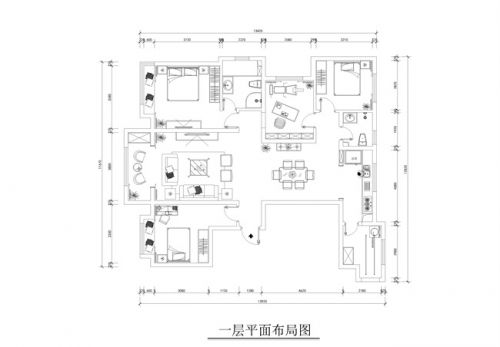 【保利花園陳府】-140㎡-平層-簡(jiǎn)美-金舍裝飾