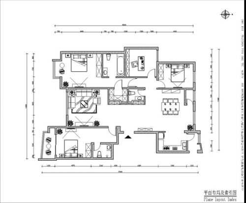 【路勁藍(lán)郡裝修】178㎡-新中式混搭-金舍裝飾