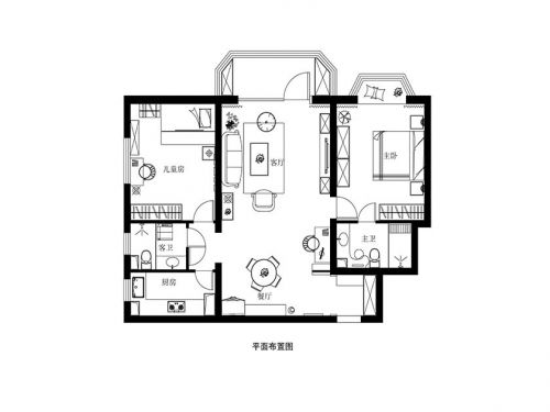 美式兩居135㎡