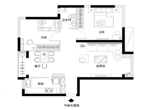 頤鑫苑89平現(xiàn)代簡約風(fēng)格案例