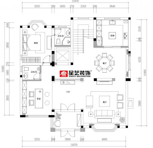 貴陽中鐵生態(tài)城400平聯(lián)排別墅裝修設(shè)計(jì)效果圖！