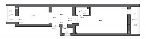 北京南菜園丨47㎡一居變兩居，居然還能擠出衣帽間