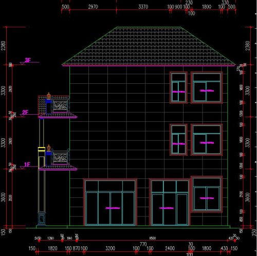 廣西容縣自建房建築設(shè)計(jì)