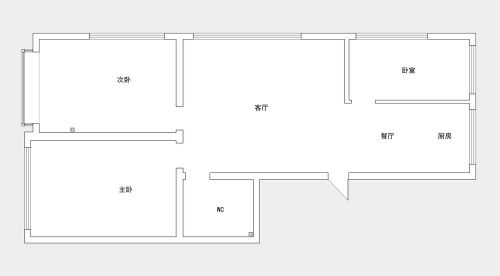 聚豪國際3室1廳135平米中式風(fēng)格